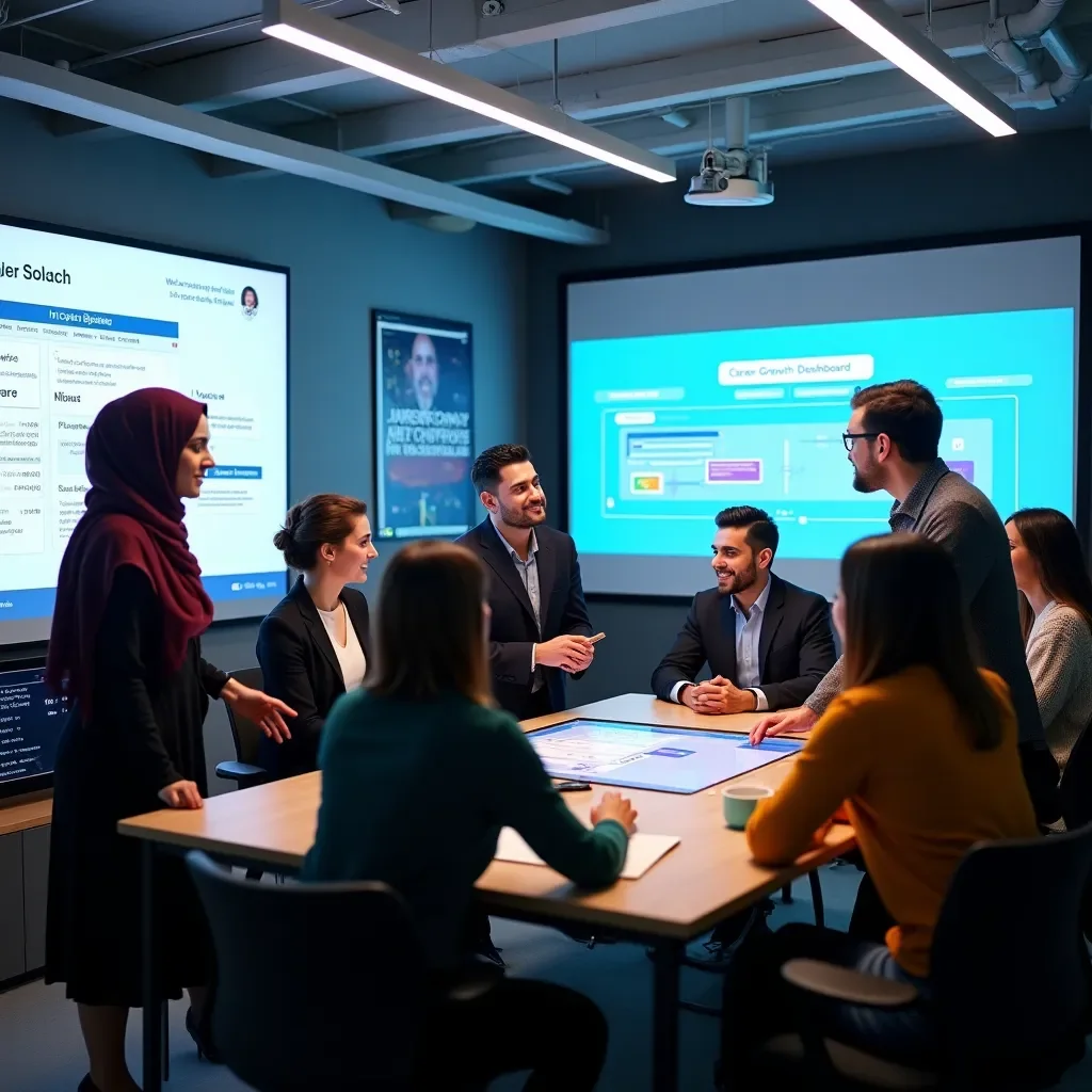 Creative team brainstorming